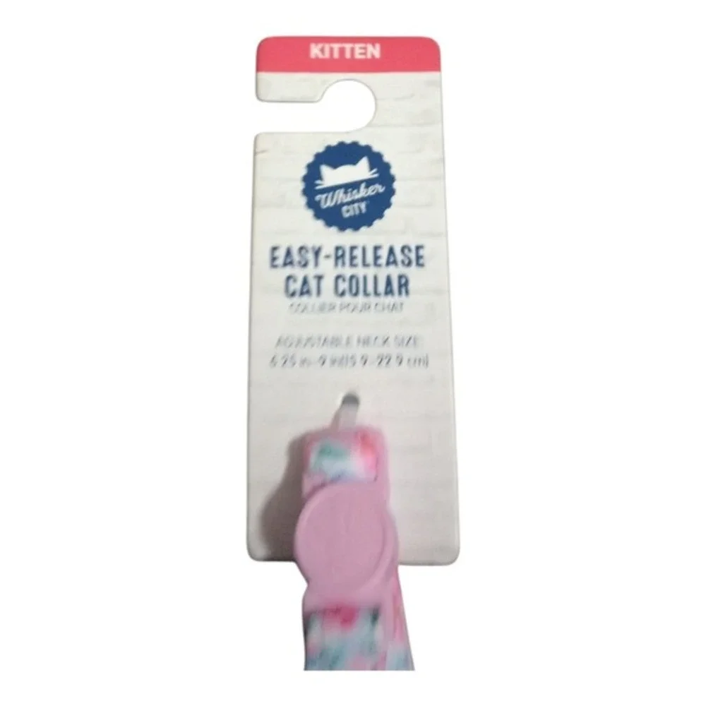 Whisker City Easy Release Kitten‎ & Cat CollarNWT